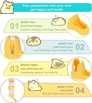 Product features for a small pet care item with benefits listed at Pet Servo