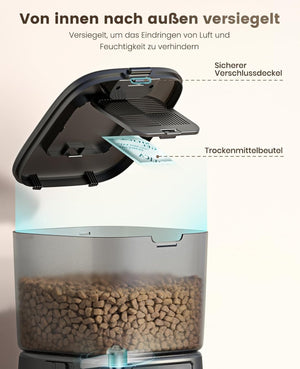 Buy oneisall - 3.5L Automatic Cat Feeder (Black) at Pet Servo