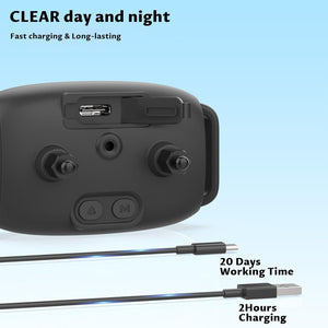 Black electronic device with USB cable on a light blue background at Pet Servo