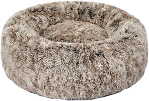 PaWz Medium Replaceable Cover for Dog Calming Bed Kennel Round Nest Cave (Coffee) at Pet Servo