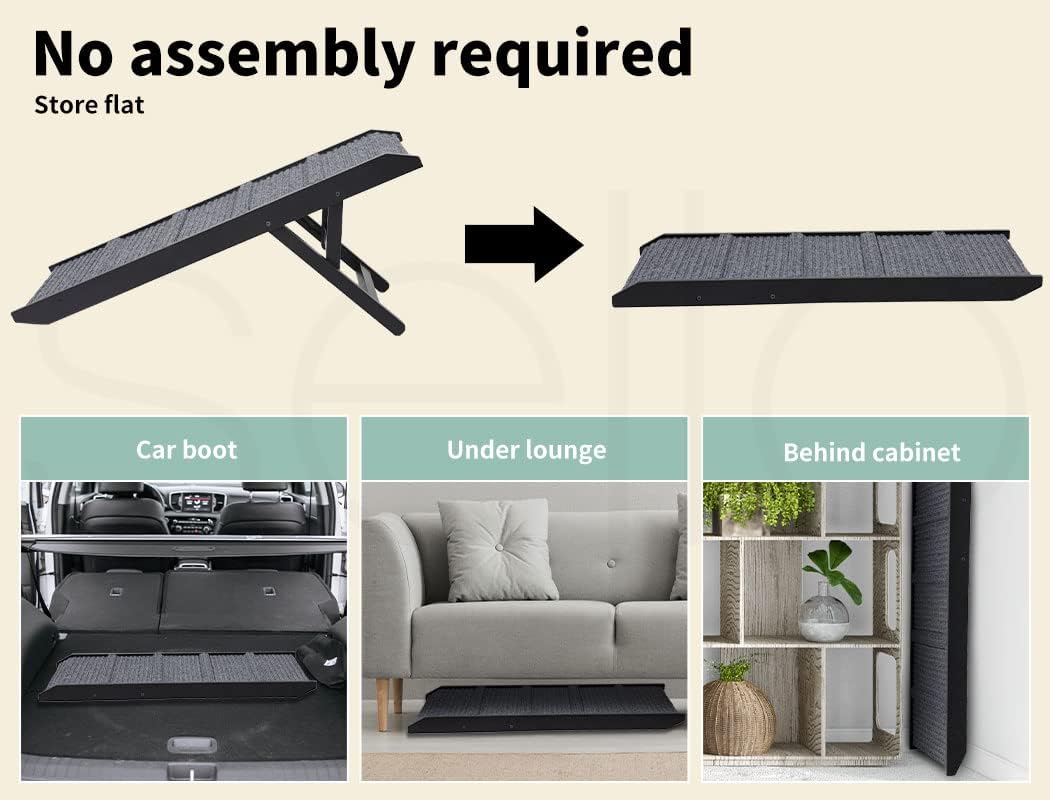 PaWz Adjustable Dog Ramp Height Stair for Bed Sofa Cat Dogs Folding Portable at Pet Servo