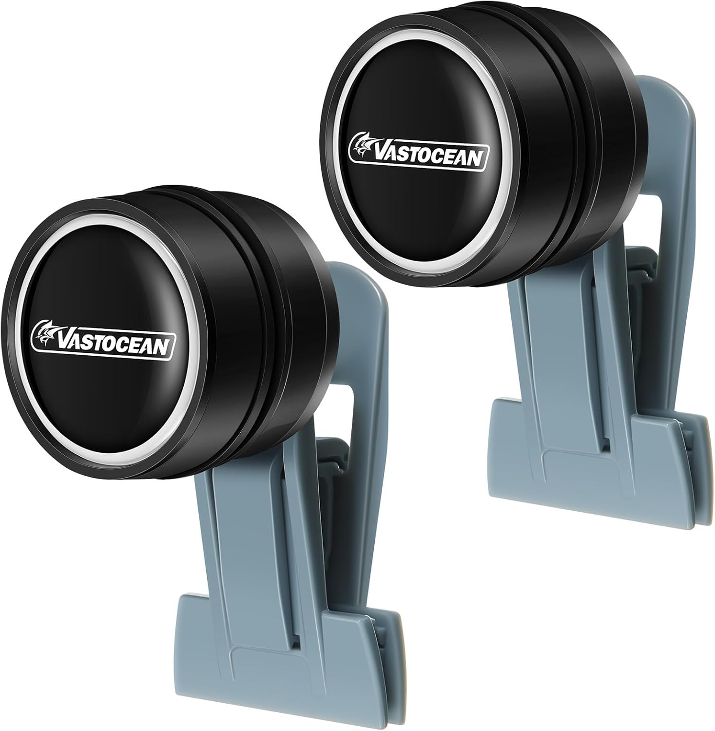 Two black dumbbells with 'Vastocean' branding on a white background at Pet Servo