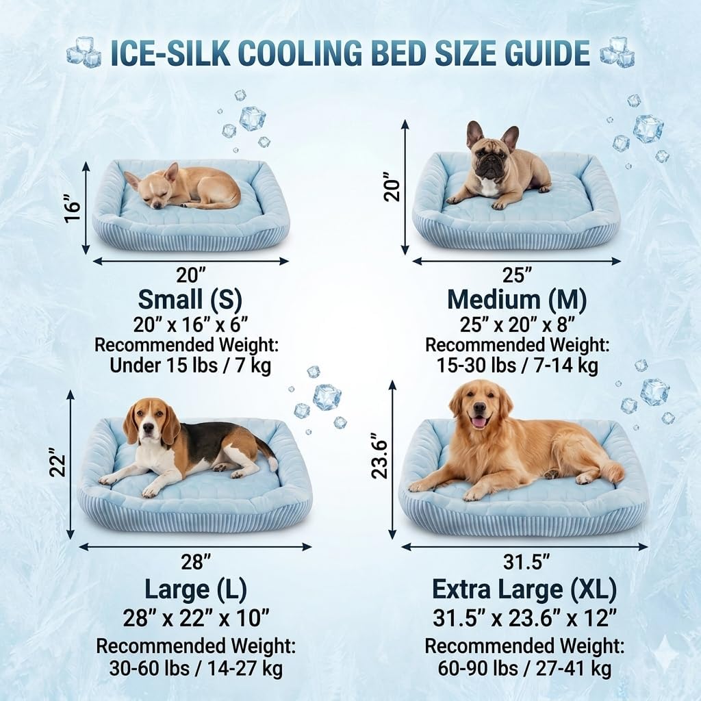 Pbed - Summer Cooling Bed with Non-Slip Bottom for Dogs & Cats, Pink at Pet Servo
