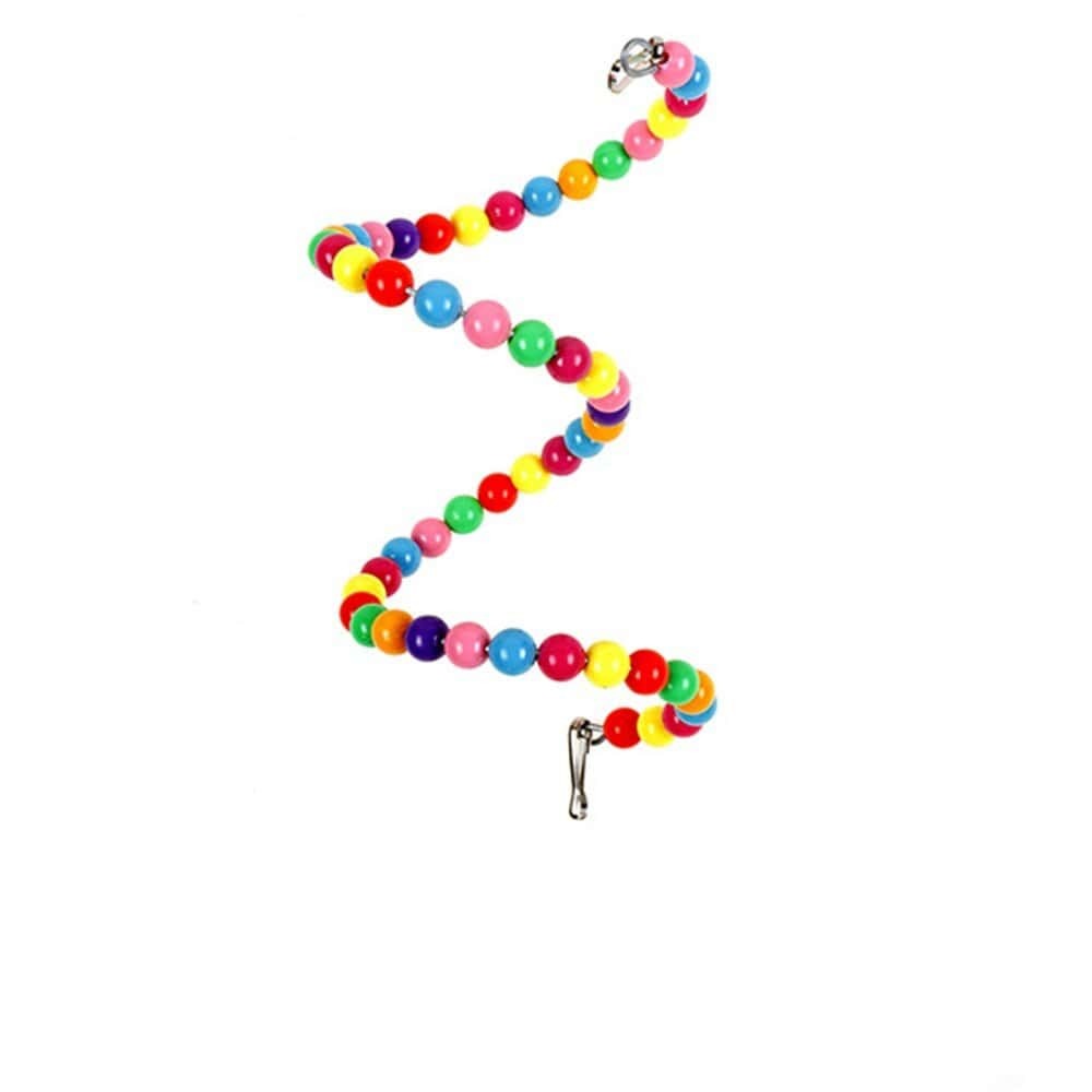 YES4PETS - 3x Hanging Spiral Toys for Parrots & Budgies - Pet Servo