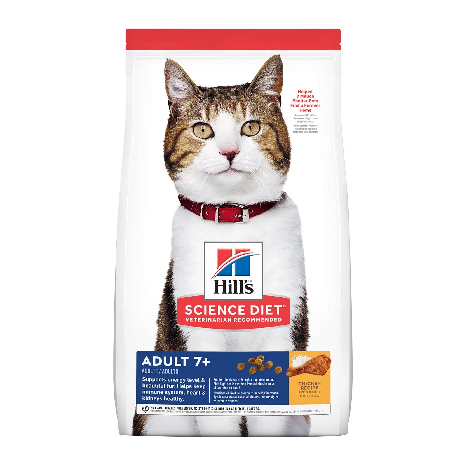 Hill's Science Diet - Adult 7+ Chicken Senior Dry Cat Food - Pet Servo