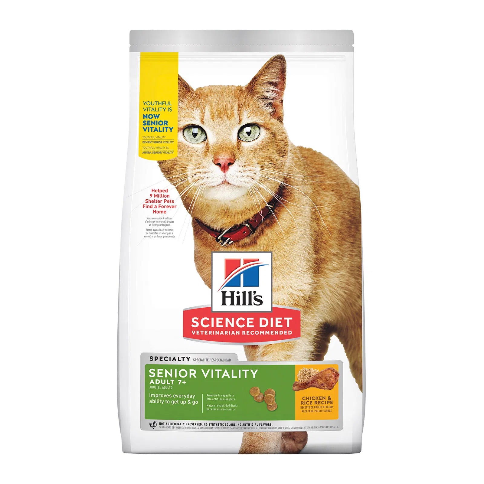 Hill's Science Diet - Adult 7+ Youthful Vitality Cat Food - Pet Servo