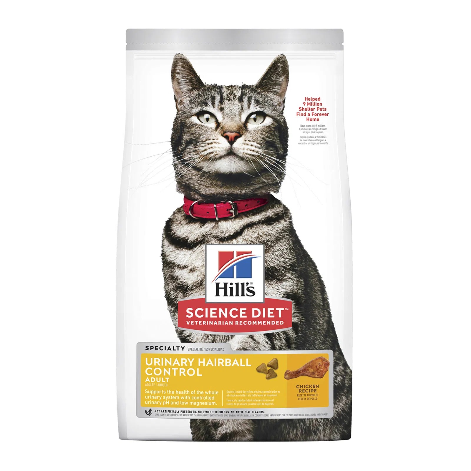 Hill's Science Diet - Adult Urinary Hairball Control Cat Food at Pet Servo
