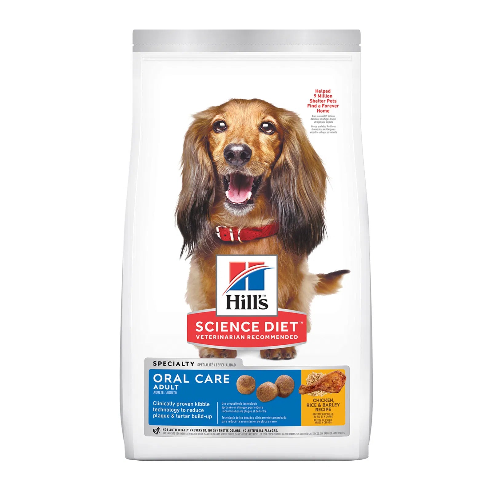 Hill's Science Diet - Adult Oral Care Chicken & Barley Dog Food - Pet Servo