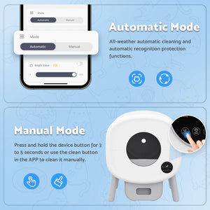 Advwin - Smart Cat Litter Box Automatic Self Cleaning - petservo