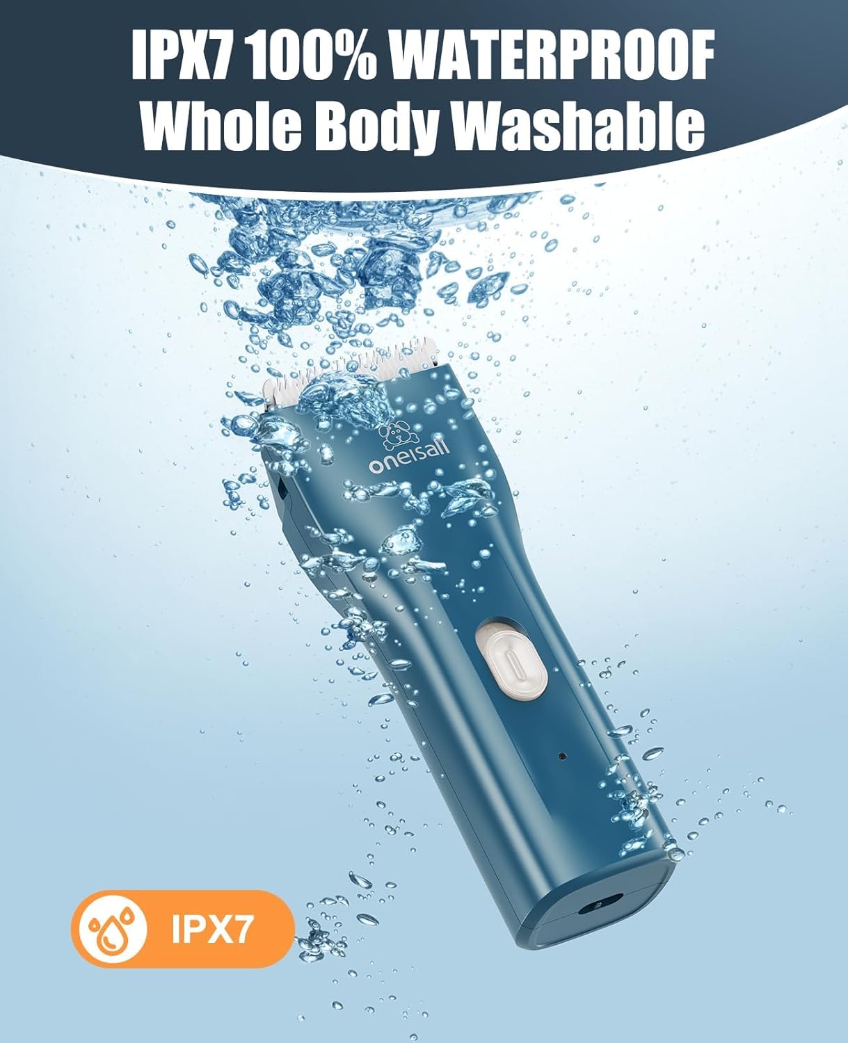Buy Oneisall - Quiet Cordless Shaver With Pet Hair Clippers at Pet Servo