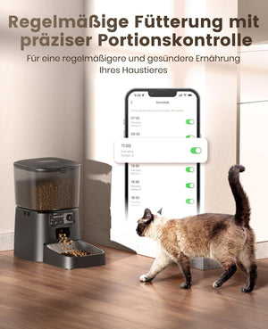 Buy oneisall - 3.5L Automatic Cat Feeder (Black) at Pet Servo