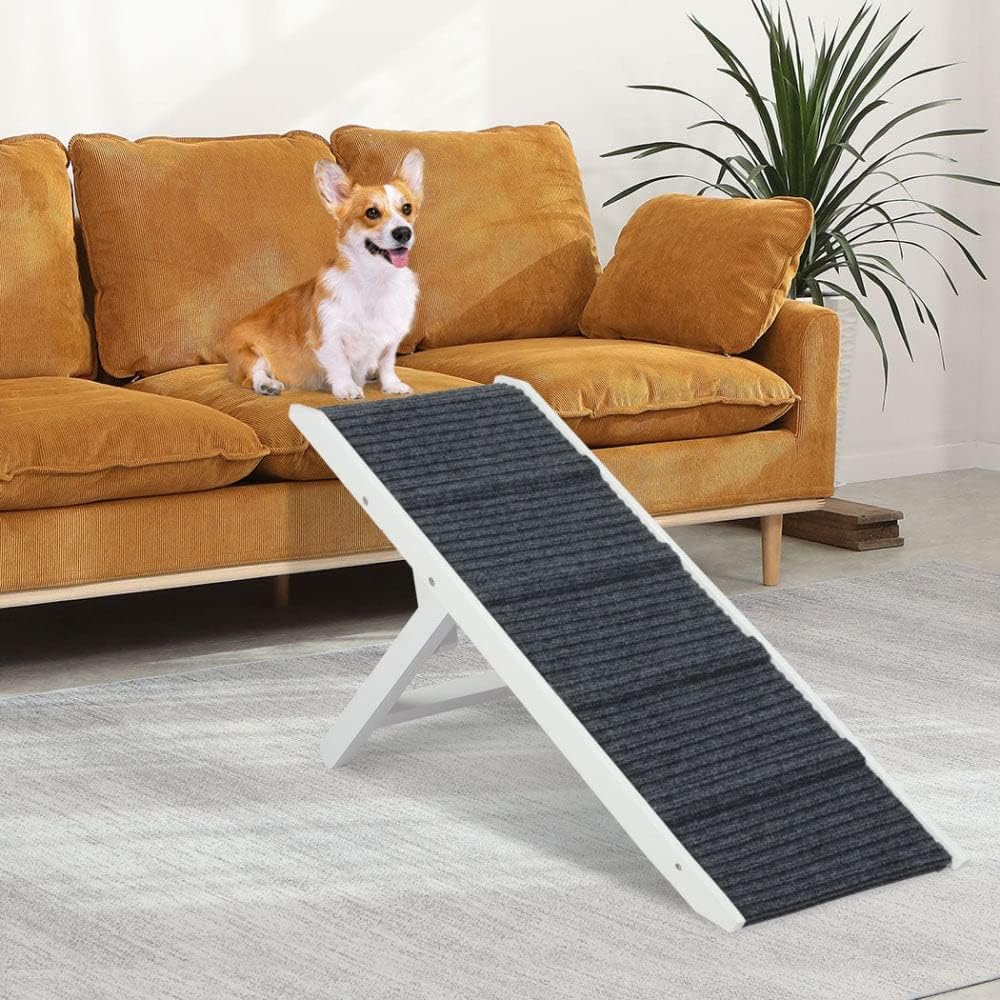 PaWz Adjustable Dog Ramp Height Stair for Bed Sofa Cat Dogs Folding Portable at Pet Servo