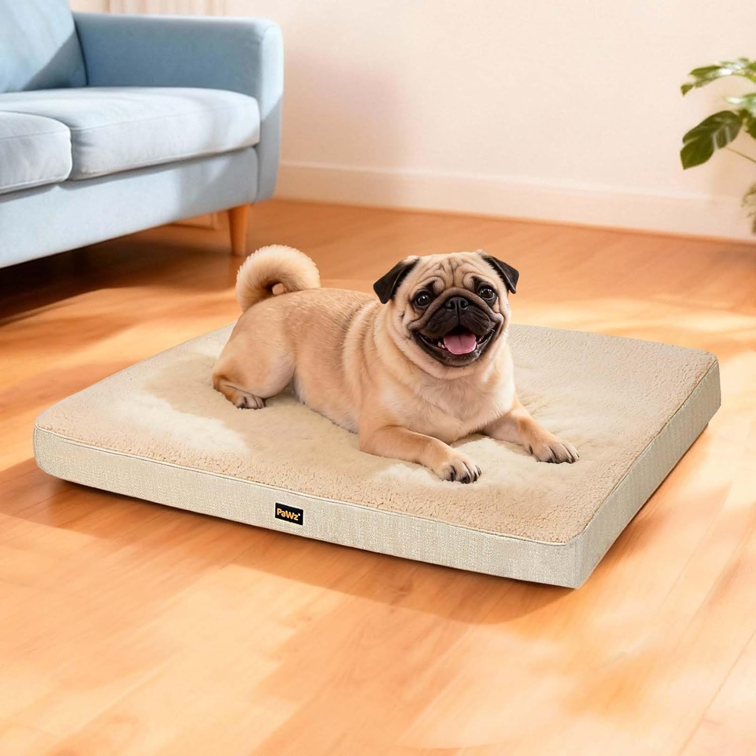 PaWz - Soft Dog Bed Mattress for Crate with Removable Cover, Waterproof Liner at Pet Servo