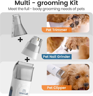 Buy oneisall - Pet Grooming Vacuum with Clipper Set at Pet Servo