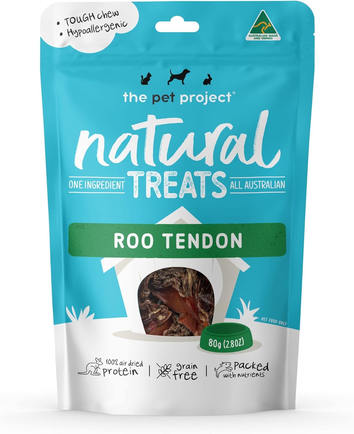 The Pet Project - Kangaroo Tendons 100gm