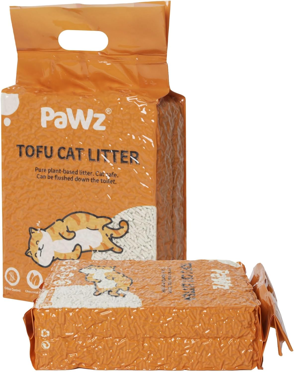 PaWz - Natural Original Tofu Cat Litter Clumping, Flushable, Ultra Absorbent and Fast Drying at Pet Servo