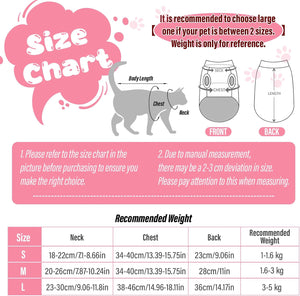 Viiotu - Soft Post-Surgery Recovery Suit for Female Cats, Pink at Pet Servo