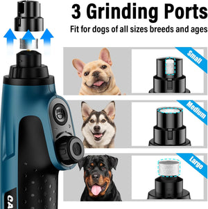 Buy Casfuy 6-Speed Pet Nail Grinder with 2 LED Lights at Pet Servo