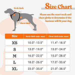 Rabbitgoo - Outdoor Adjustable Pet Harness (Orange) at Pet Servo