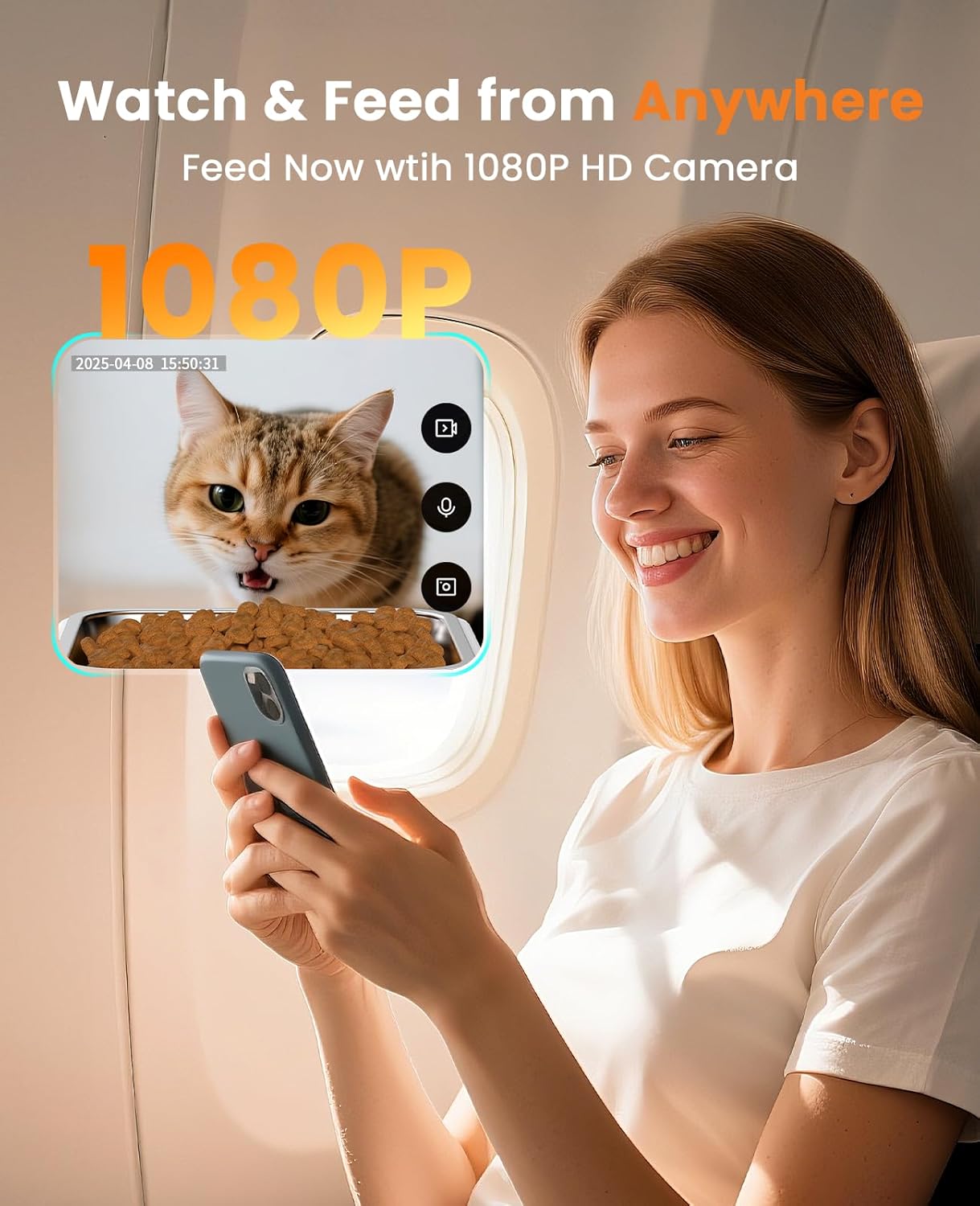 Buy oneisall - Automatic 5G WiFi Smart Pet Feeder at Pet Servo