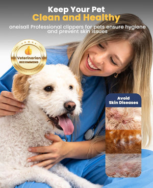 Buy oneisall - 2-in-1 Waterproof Pet Clipper & Paw Trimmer at Pet Servo