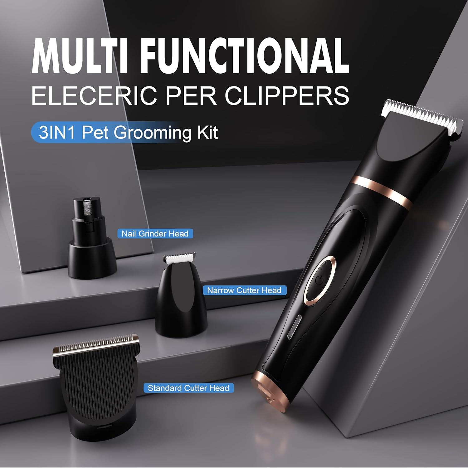 Buy JENCENBIO 3-in-1 Rechargeable Pet Grooming Kit at Pet Servo