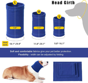 Nanaki - Calming Dog Headband Ear Wrap, Size M - Petservo