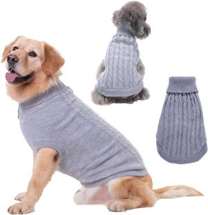 KIKNIN - Thermal Turtleneck Dog Sweater, M Size - Petservo