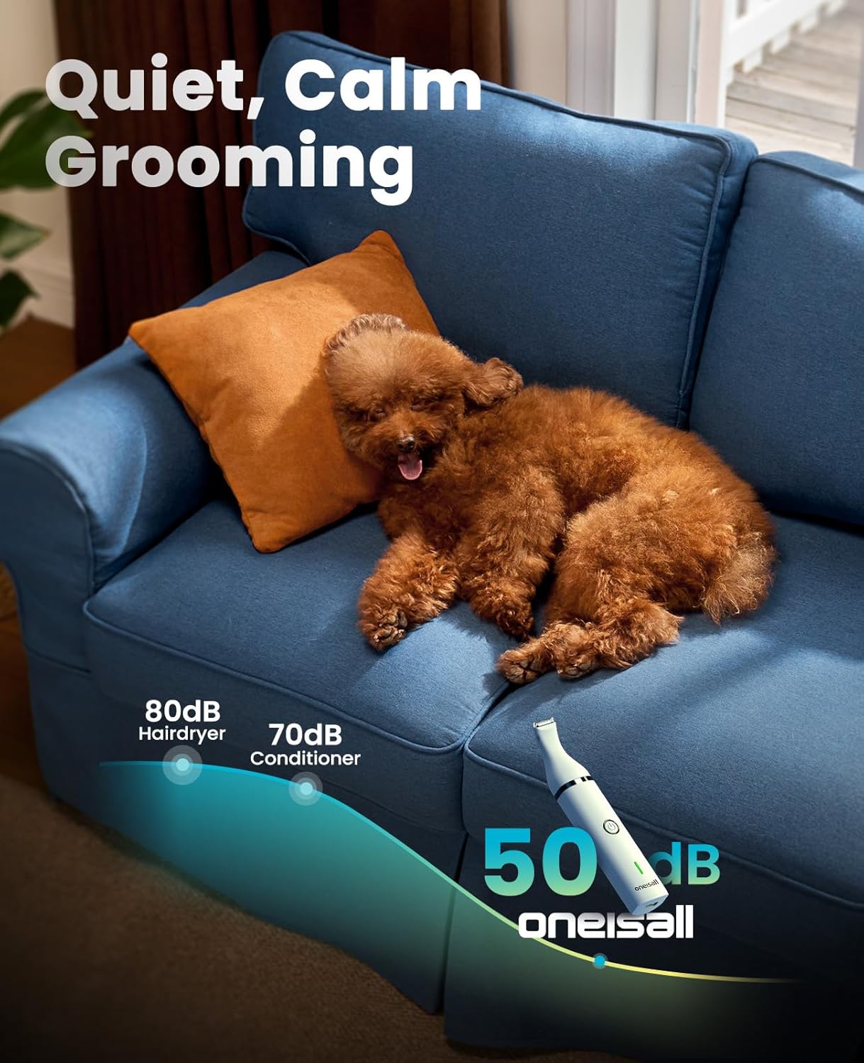 Buy oneisall - Dog Clippers with Double Blades at Pet Servo
