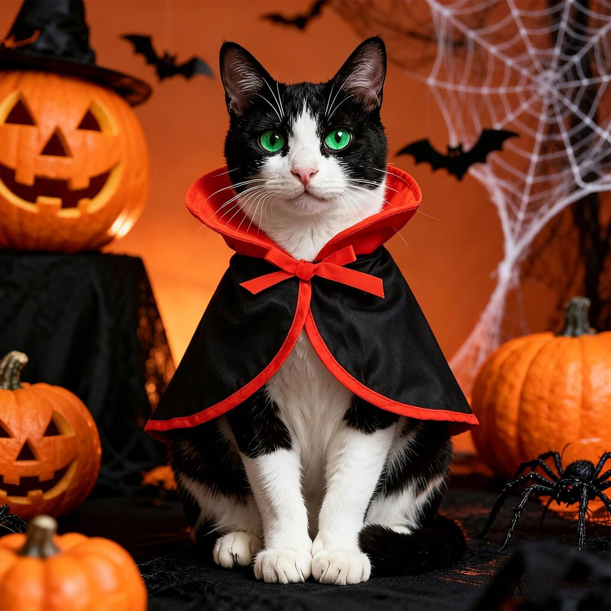 NAMSAN - Pet Vampire Halloween Costume for Holiday Party at Pet Servo