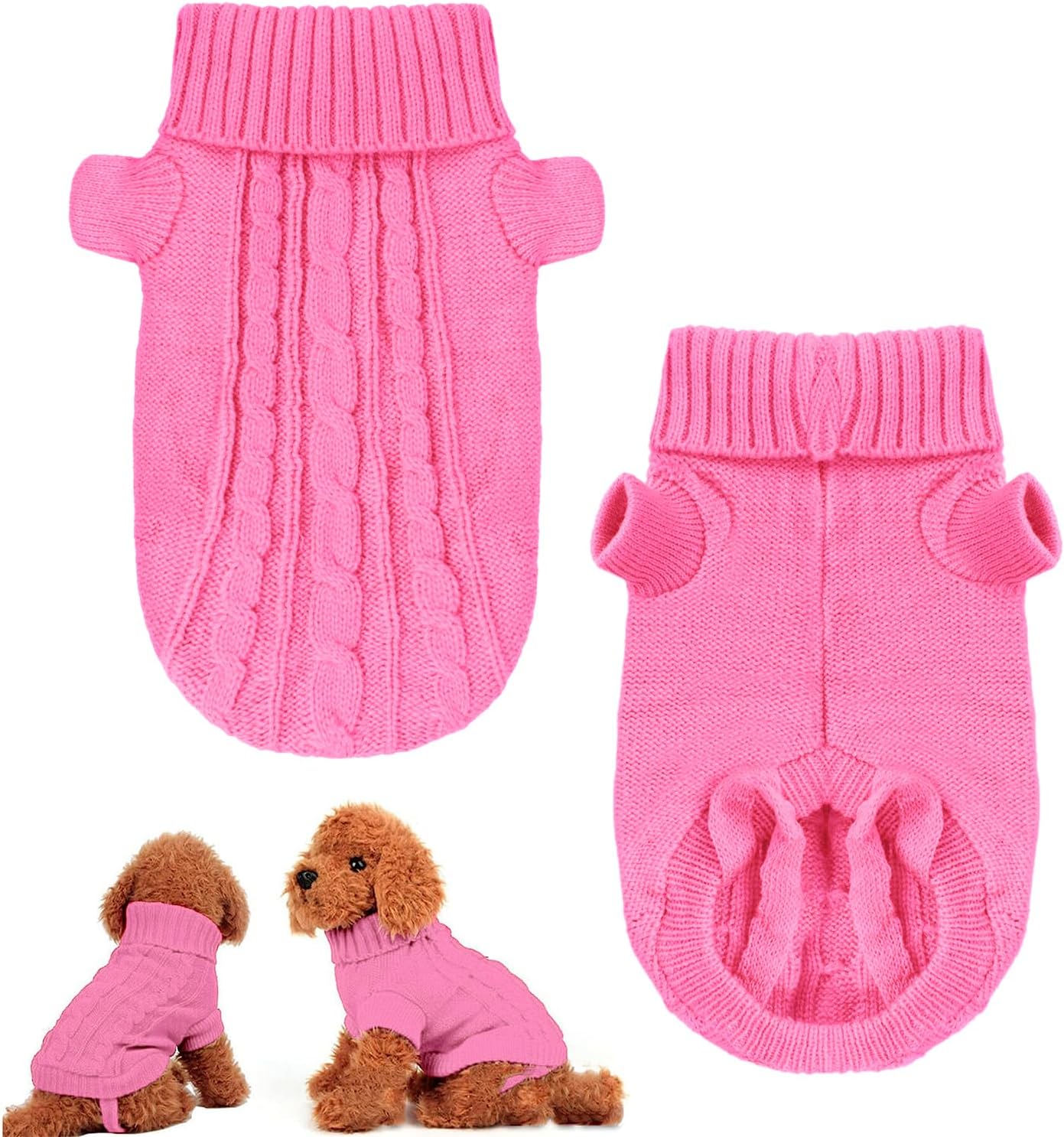  Knitted Sweater M – Cozy & Stylish for Small Pets - Petservo
