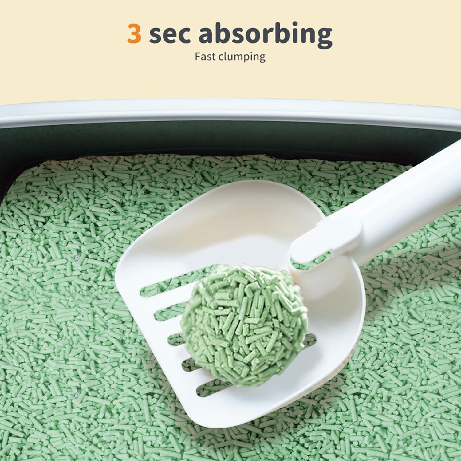 PaWz - Tofu Cat Litter Clumping, Ultra Absorbent and Fast Drying (Natural Green Tea) at Pet Servo