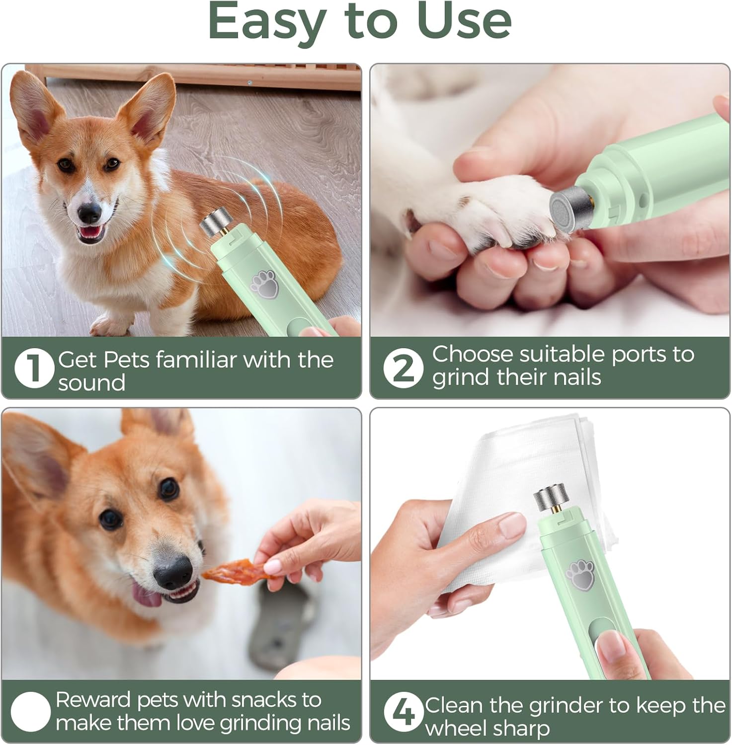 Buy VIWIK Pet 2-Speed Rechargeable Nail Trimmers at Pet Servo