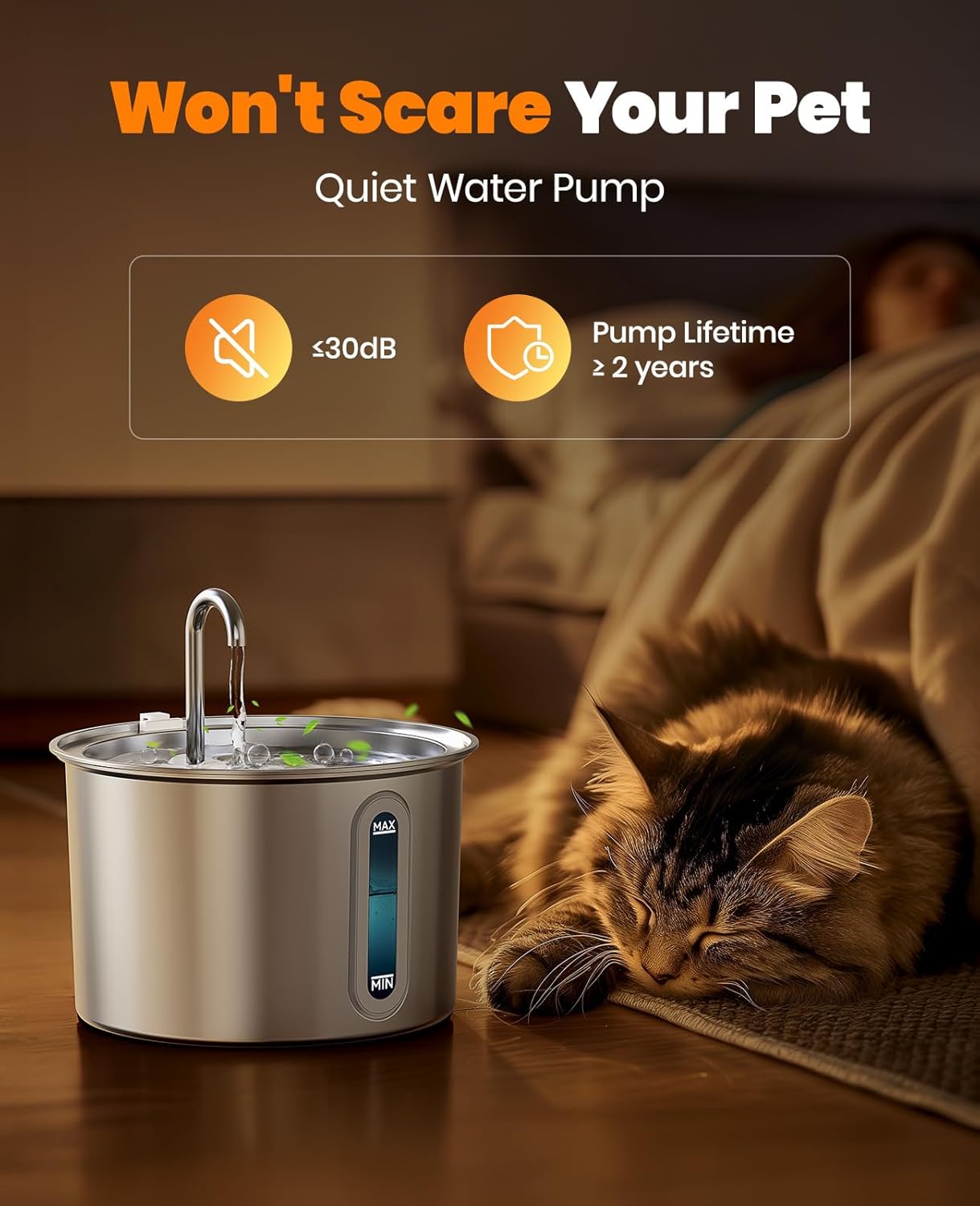 Buy oneisall - 2L Pet Water Fountain with Filters at Pet Servo