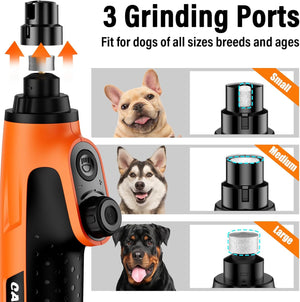 Buy Casfuy 6-Speed Pet Nail Grinder with 2 LED Lights at Pet Servo