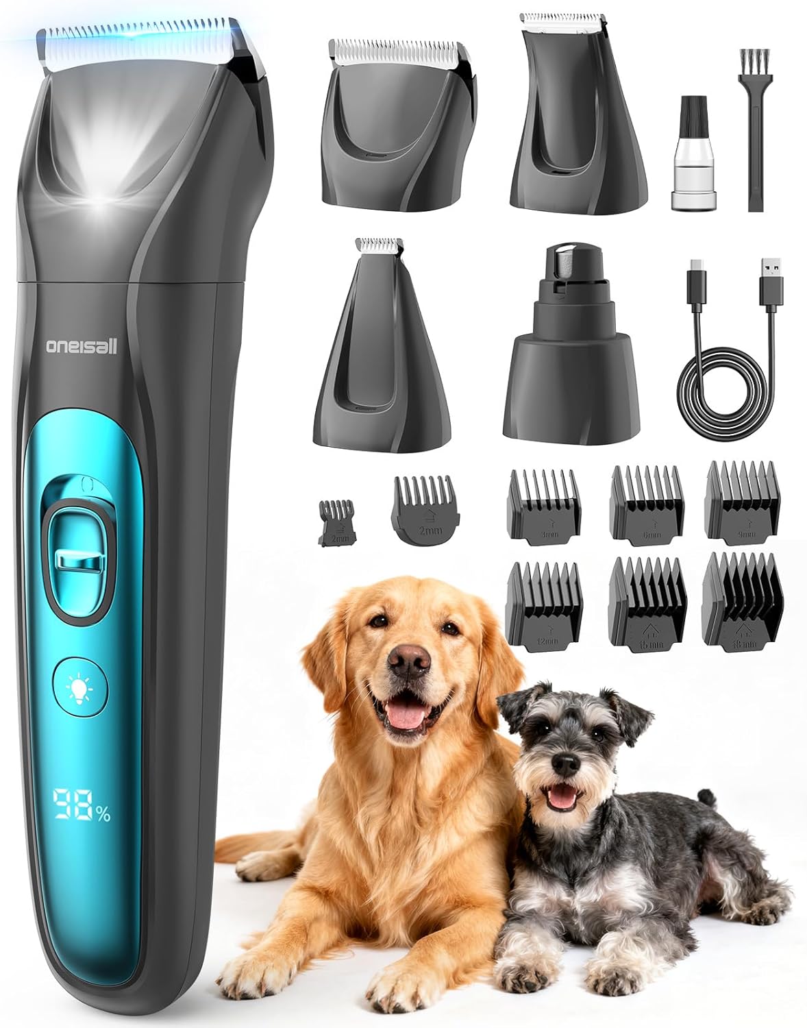 Buy oneisall - 4 in 1 Pet Clippers & Paw Trimmer at Pet Servo