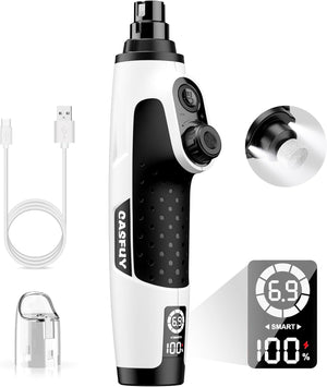 Buy Casfuy 6-Speed Pet Nail Grinder with 2 LED Lights at Pet Servo