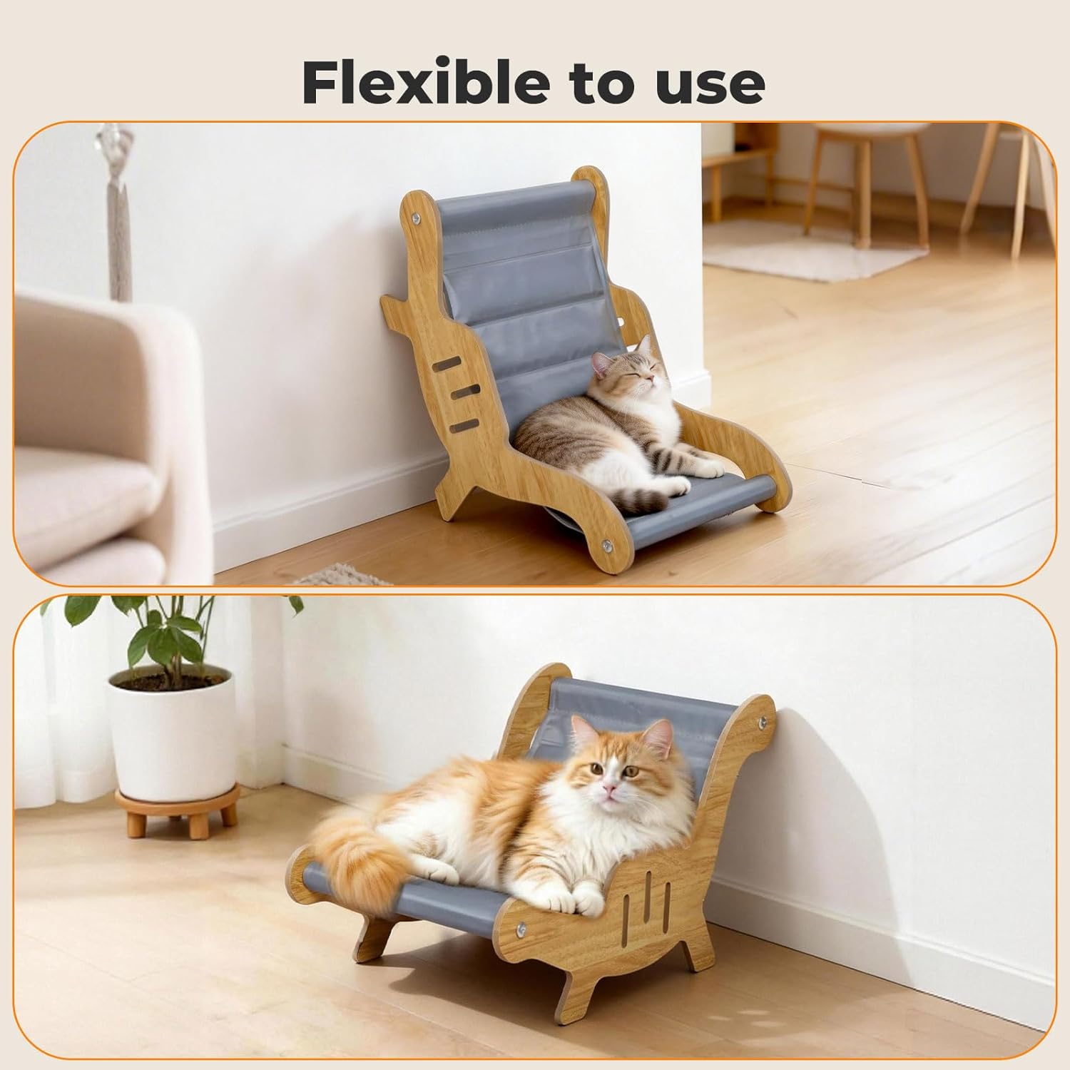 Buy PaWz L-Shaped Indoor Cat Bed with Gel Pad at Pet Servo
