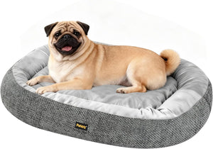 PaWz Orthopedic Dual-Layer Foam Dog Bed with Plush Cushion Top with Machine Washable Cover at Pet Servo