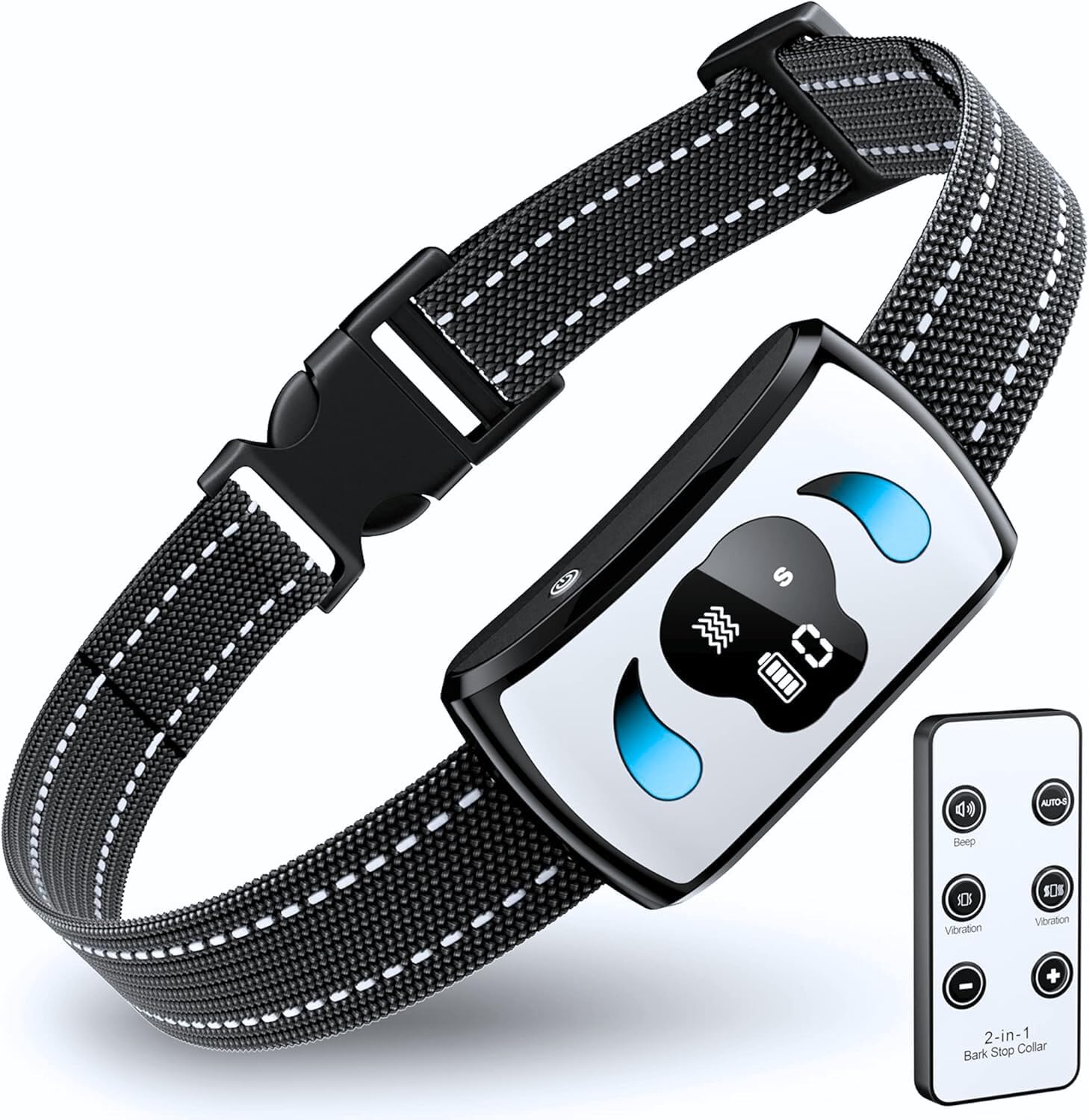 Emanuel's - Dog Bark Collar with Remote Control