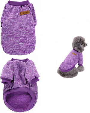 Cozy Grey Dog Sweater for Small Puppies - 35CM - Petservo