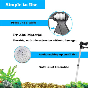 Aquarium filter with text on its features and usage at Pet Servo