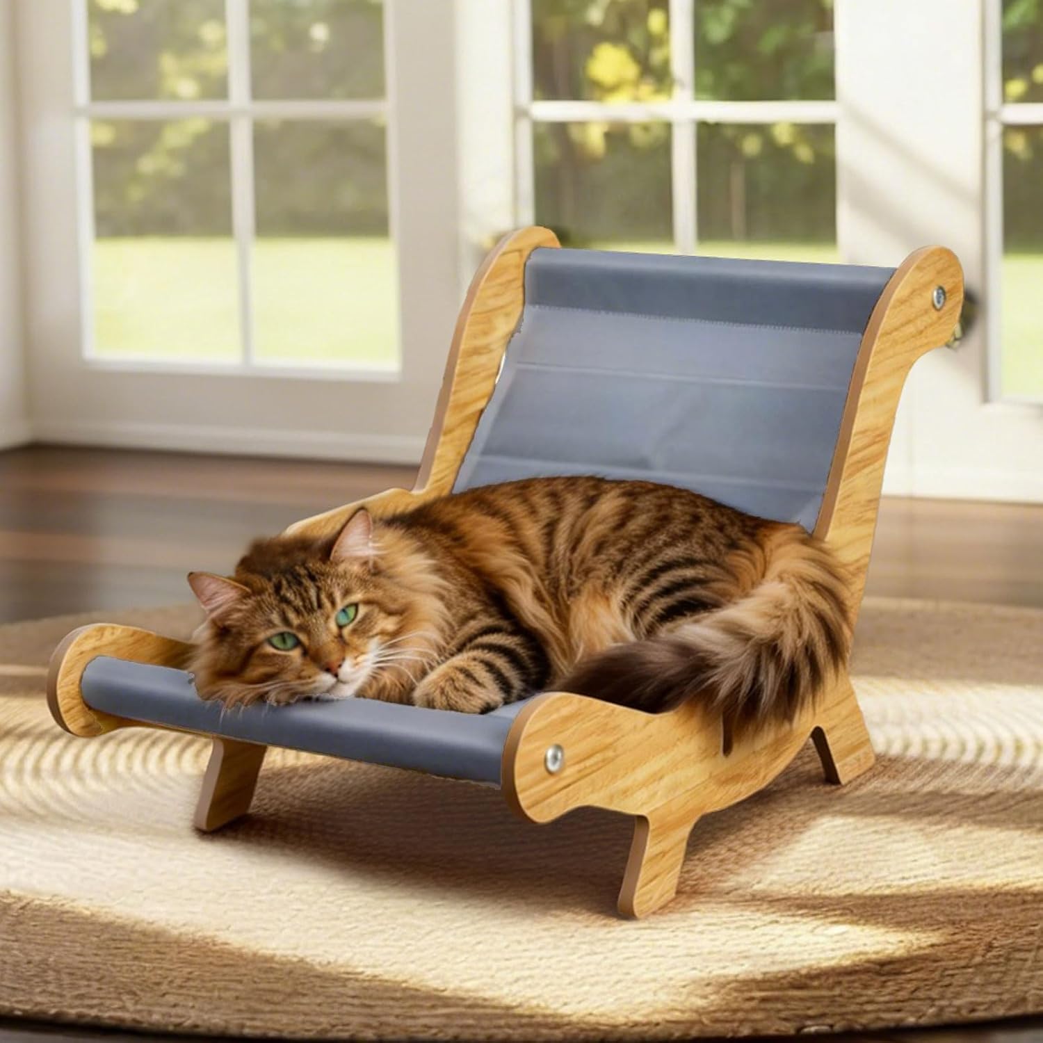 Buy PaWz L-Shaped Indoor Cat Bed with Gel Pad at Pet Servo