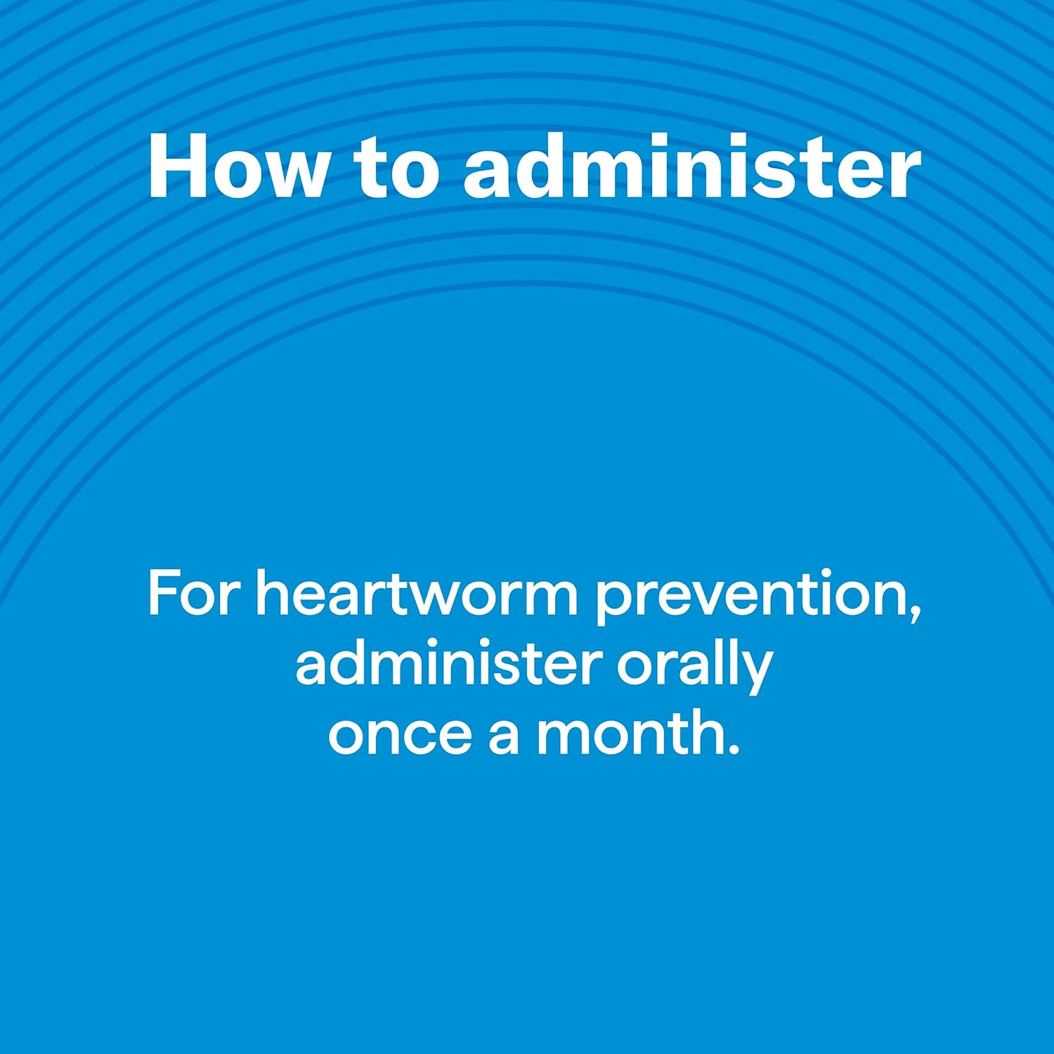 Text on a blue background about heartworm prevention at Pet Servo