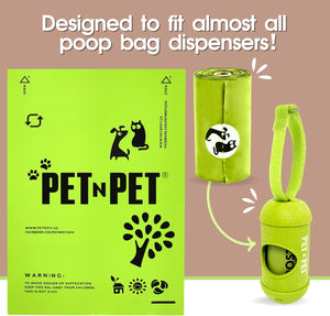 Green PETnPET product packaging with dispenser and roll on a beige background