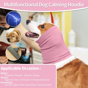 Nanaki - Calming Dog Headband Ear Wrap, Size M - Petservo