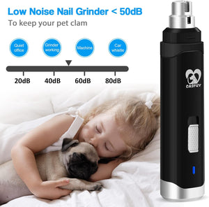 Buy Casfuy 2-Speed Electric Pet Nail Trimmer (Black) at Pet Servo