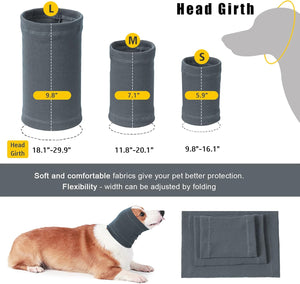 Nanaki - Calming Dog Headband Ear Wrap, Size M - Petservo