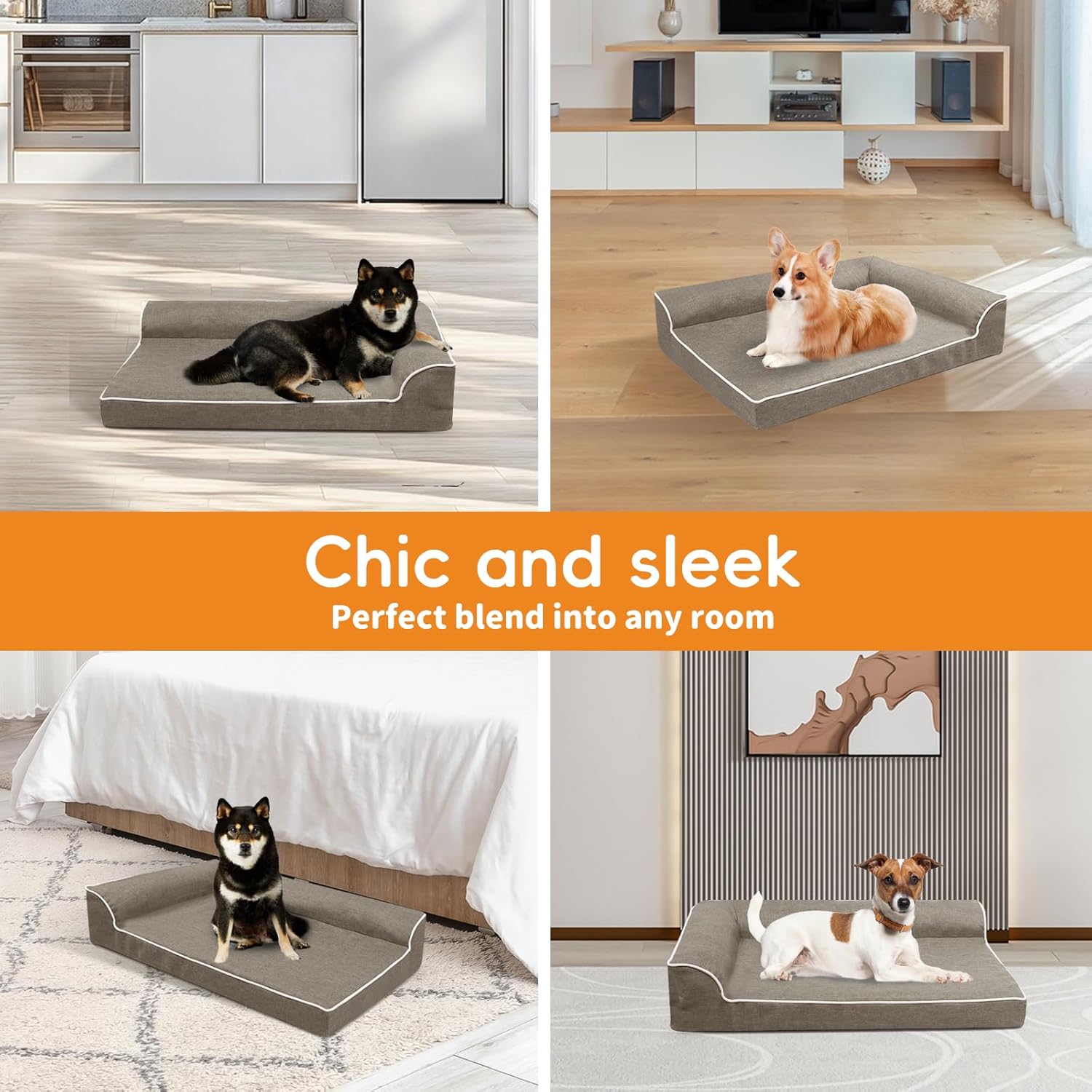 Buy PaWz Pet Orthopedic L-Shape Cool Mattress Bed at Pet Servo