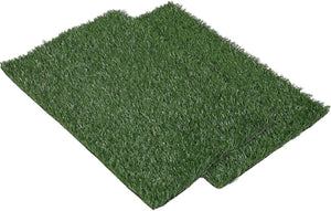 PaWz - Large 3 Layers Pet Toilet Training Pad with 2 Grass Mat 1 Splash-Proof Wall at Pet Servo